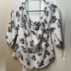 Blush Multicolor Floral Blouse